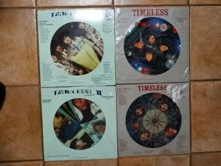 (2) Beatles Pix Disc Lps - Timeless 1 & 2 - Collectible