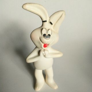 Vintage 60s/70s Trix Rabbit General Mills Cereal Rubber Squeaking Toy