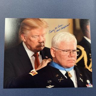 Gary Rose Signed 8x10 Photo Autographed Vietnam Medal Of Honor Military Rare