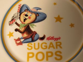 Vintage Kelloggs Cereal Plates (3) : Rare Sugar Pops x1 /Rice Krispies x2 3