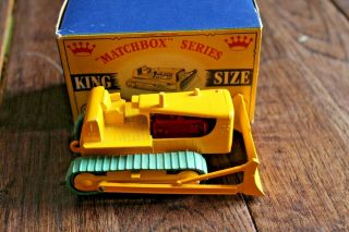Matchbox Series Moko Lesney King Size Caterpillar D9 Bulldozer No.  3 W/ Box