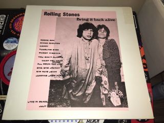 Rolling Stones Bring It Back Alive Live 07 - 06 - 72 Rare Marble Splatter Vinyl Lp