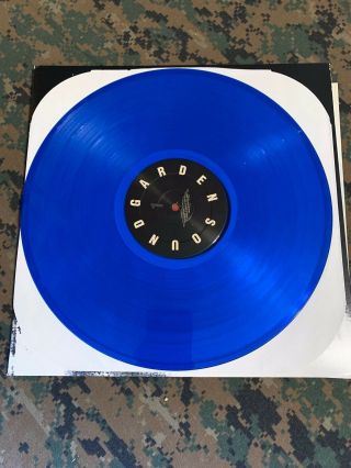 Soundgarden Superunknown 2x Lp & Inserts 1994 Blue Vinyl Pressing - Usa Version