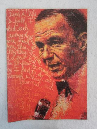 Signed & Inscribed " Secretarial " Vintage Frank Sinatra 1976 Concert Tour Program