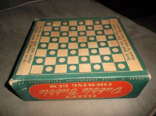 Vintage Rare Fleer Dubble Bubble Gum 1 Cent Checkers Display Box