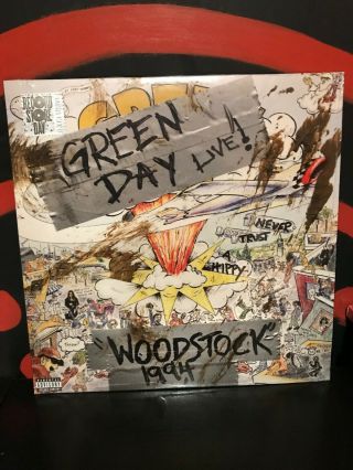 Rare Green Day Live - Woodstock 1994 12 " Vinyl Lp Record Store Day 2019