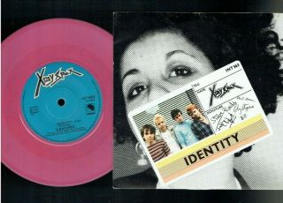 X - Ray Spex Identity Ps 45 1978 Pink Vinyl