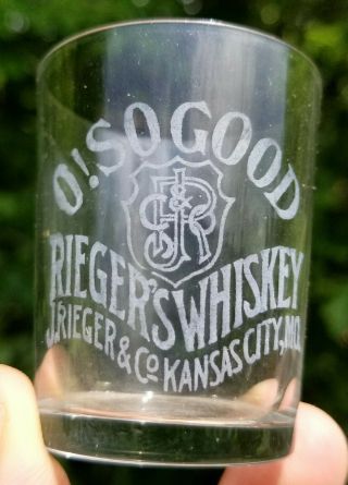 Pre Prohibition O So Good,  Rieger 