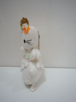 Hello Kitty Sanrio Angel Swan Mascot Keychain Plush Toy Doll Japan 2