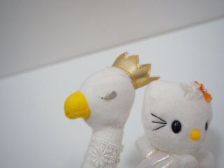 Hello Kitty Sanrio Angel Swan Mascot Keychain Plush Toy Doll Japan 4