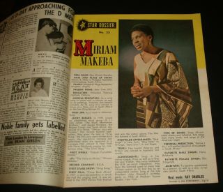 EVERYBODYS 1960s MOD BEAT MAG SOUNDS INCORPORATED GO SHOW MIRIAM MAKEBA LORRAE D 4