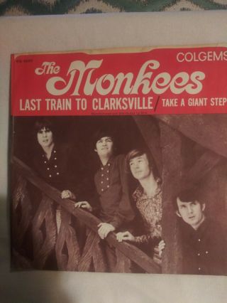The Monkees " Last Train To Clarksville " 45 Colgems1001 Nm/nm Rare 1966