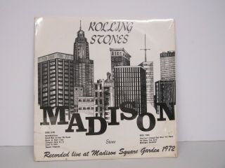 Rolling Stones Recorded Live At Madison Square Garden Rock Lp - No Marks