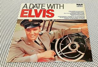 Elvis Presley " A Date With Elvis " 1982 Aus.  Press Nm/mint Vinyl Lp