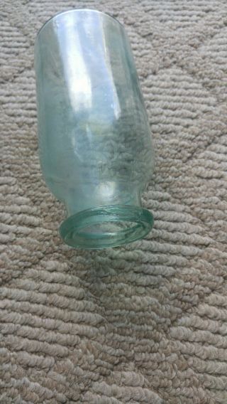 Vintage/Antique Peerless Wide Mouth Mason Type Jar 3 Aqua/Lt.  Green 8