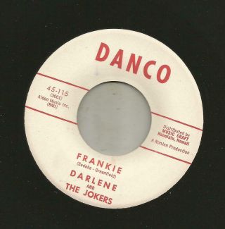 Doowop Teen - Darlene And The Jokers - Frankie - Hear - 1960 Hawaii Danco