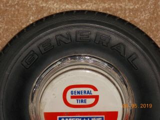 General Tire Ashtray - Ameri Line USA - Red White and Blue 3