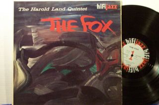 Harold Land Quintet Lp " The Fox " Hi Fi Jazz Records Mono Dg Vg,