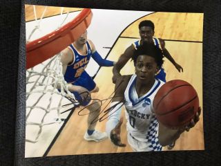 De’aaron Fox Signed 8 X 10 Photo Autographed Basketball Kentucky Wildcats