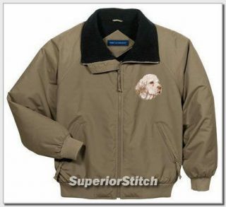 Clumber Spaniel Embroidered Challenger Jacket Any Color