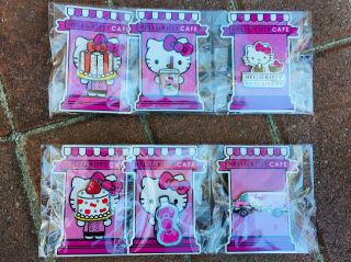 Sanrio Hello Kitty Cafe Comic Con Sdcc 2019 Pins Pin Complete Set Of 6
