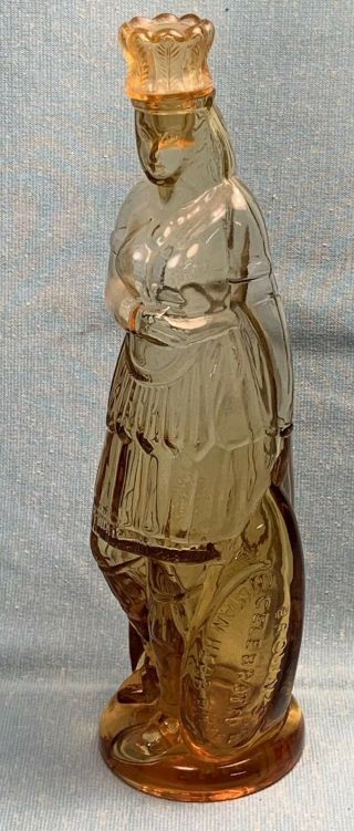 Brown’s Celebrated Indian Queen Herb Bitters Bottle Jamestown 350th Anniversary