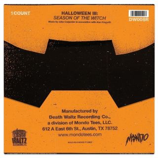 Halloween 3 Season of the Witch Soundtrack Orange Vinyl LP Mondo John Carpenter 5