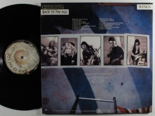 WINGS Back To The Egg COLUMBIA LP NM promo w/ press kit 4