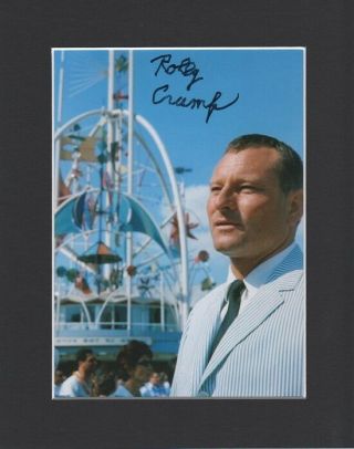 Rolly Crump Disney Imagineer Hand Signed 10x8 " Mounted Autograph Photo