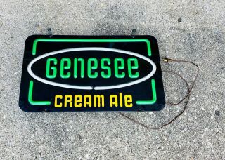 Genesee cream ale sign Beer Sign Lighted 2