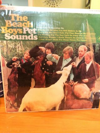 The Beach Boys Pet Sounds Lp 1966 Capitol T - 2458 Mono Shrink Vinyl Record