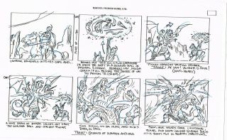 Rare - Dungeons And Dragons Storyboard Hand Drawn - Ep3 Pg 17