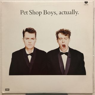Pet Shop Boys Actually 1987 Mexico Org Lp Minty Spanish Titles Tennant Lowe