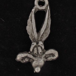 Charm Wile E Coyote Warner Bros Looney Tunes Pewter Face Head Wb Store 4309