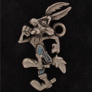 Charm Wile E Coyote Looney Tunes Warner Bros Wb Store Pewter Running Figure 4335