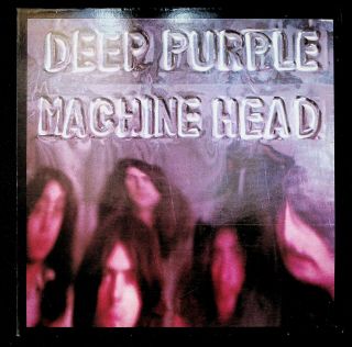 Deep Purple Machine Head Lp 1972 First Pressing Near Vinyl Cover