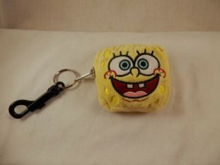Spongebob Squarepants Universal Studios Coin Purse Plush Key Ring Hanger