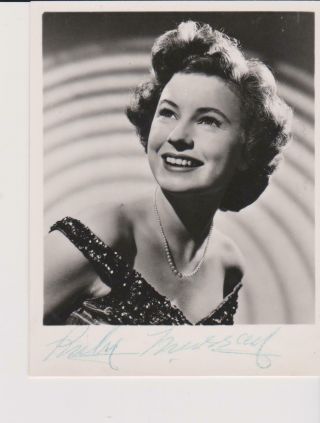 Ruby Murray - Lovely 1950s Irish Singer `softly Softly` Signed Pic