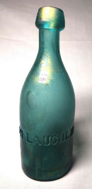 Pontiled Philadelphia Blob Soda - Circa 1855 - J.  Mclaughlin
