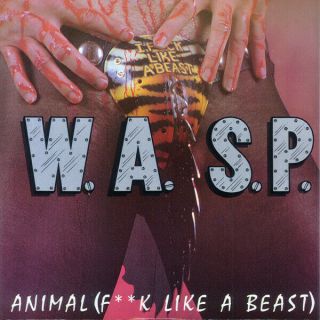 Wasp ‎animal (f K Like A Beast) Colored Vinyl 12 " 45 Rpm Single Pink Rare
