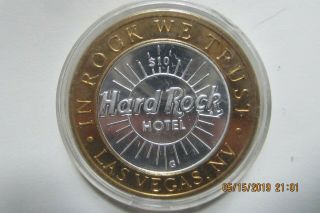 $10.  999 Pure Silver Casino Strike - Hard Rock Hotel - The Joint - Las Vegas