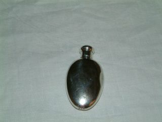 Antique 1914 Birmingham Silver Scent Perfume Bottle - 2 1/2 " Long - 15.  3 Grams