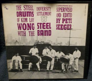 Vintage Folkways The Steel Drums Of Kim Loy Wong Lp From The Ted Lucas Archive