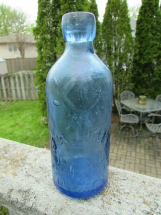 J.  A.  Lomax Cobalt Blue Bottle 14,  16 & 18 Charles Place Chicago,  Illinois