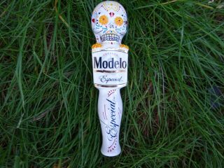 modelo especial day of the dead short 7in.  beer tap handle 2