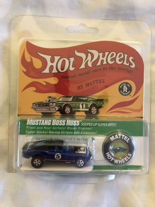 2018 Hot Wheels Redline Spoilers Mustang Boss Hoss.  Rlc Exclusive.