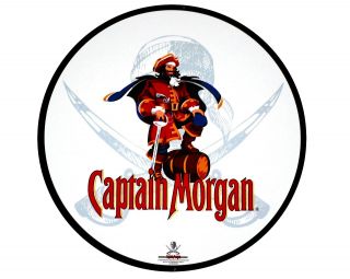 Captain Morgan Rum 24 " Round Aluminum Sign