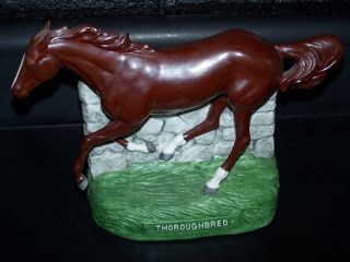 Thoroughbred Equestra Western Distilling Whiskey Decanter Bottle Horse