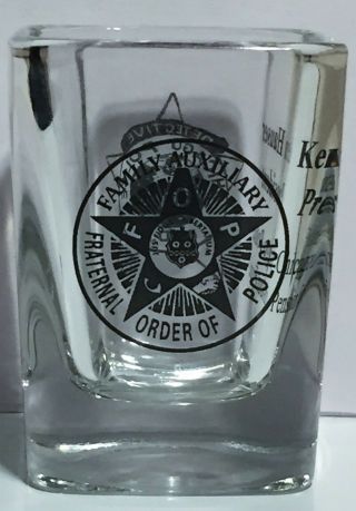 Gun Shaped Chicago Police Department CPD Shot Glass Plus Detectives Union NOT PC 7