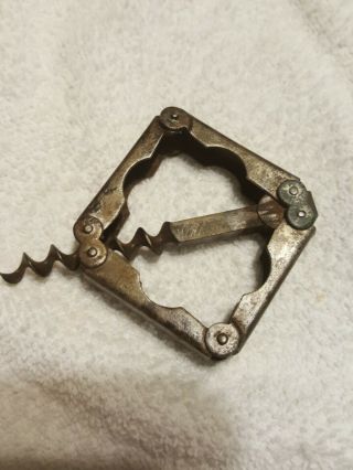 Vintage Antique Folding Corkscrew Marked Made In Germany.